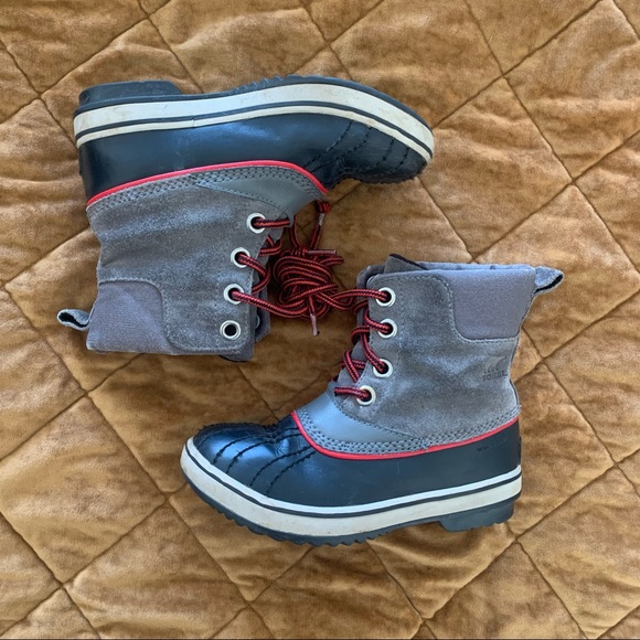 Sorel Kids Snow Boots Size 1 - Picture 2 of 9